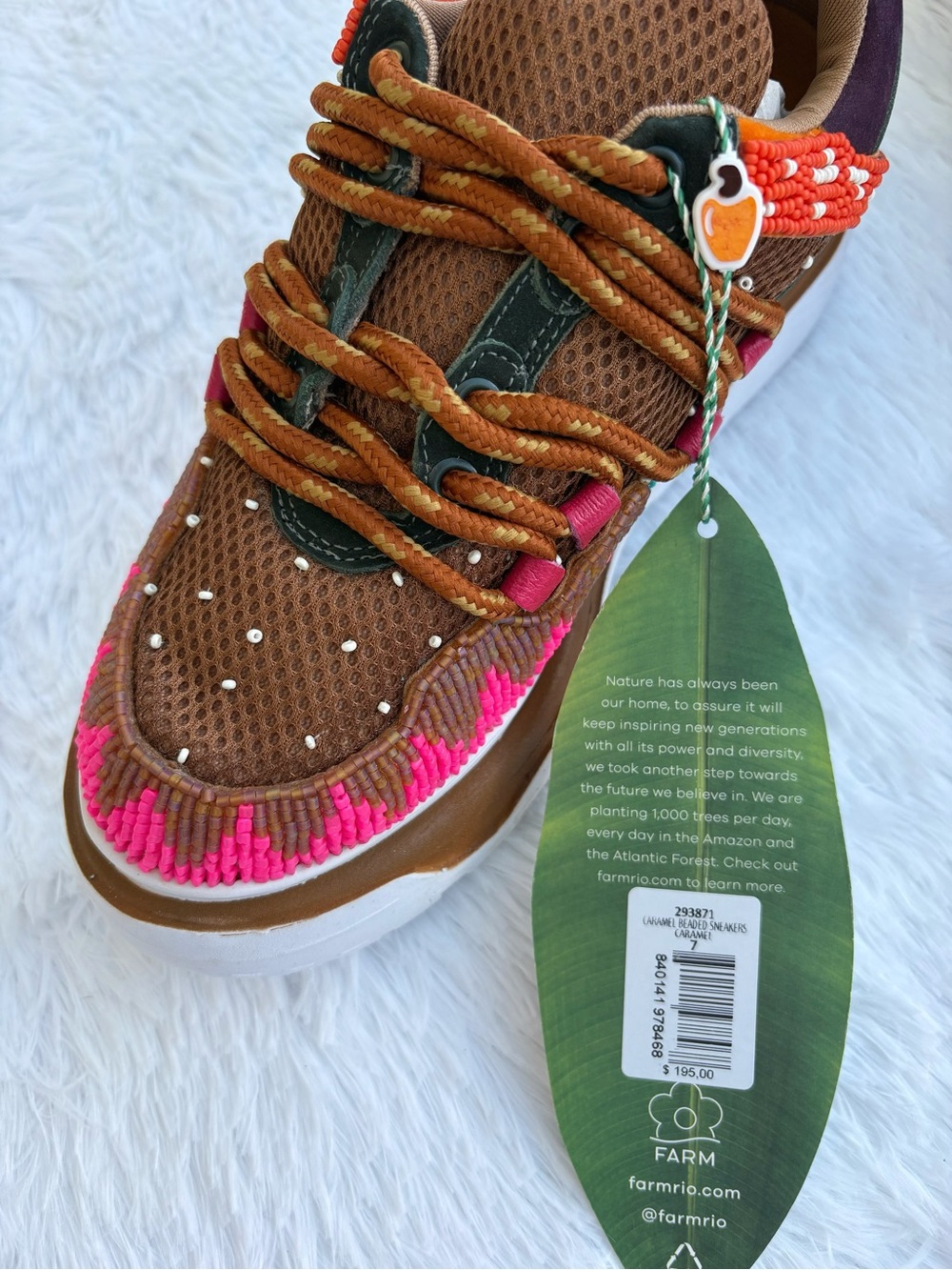 Farm Rio Beaded Platform Sneaker - Picture 3 of 7